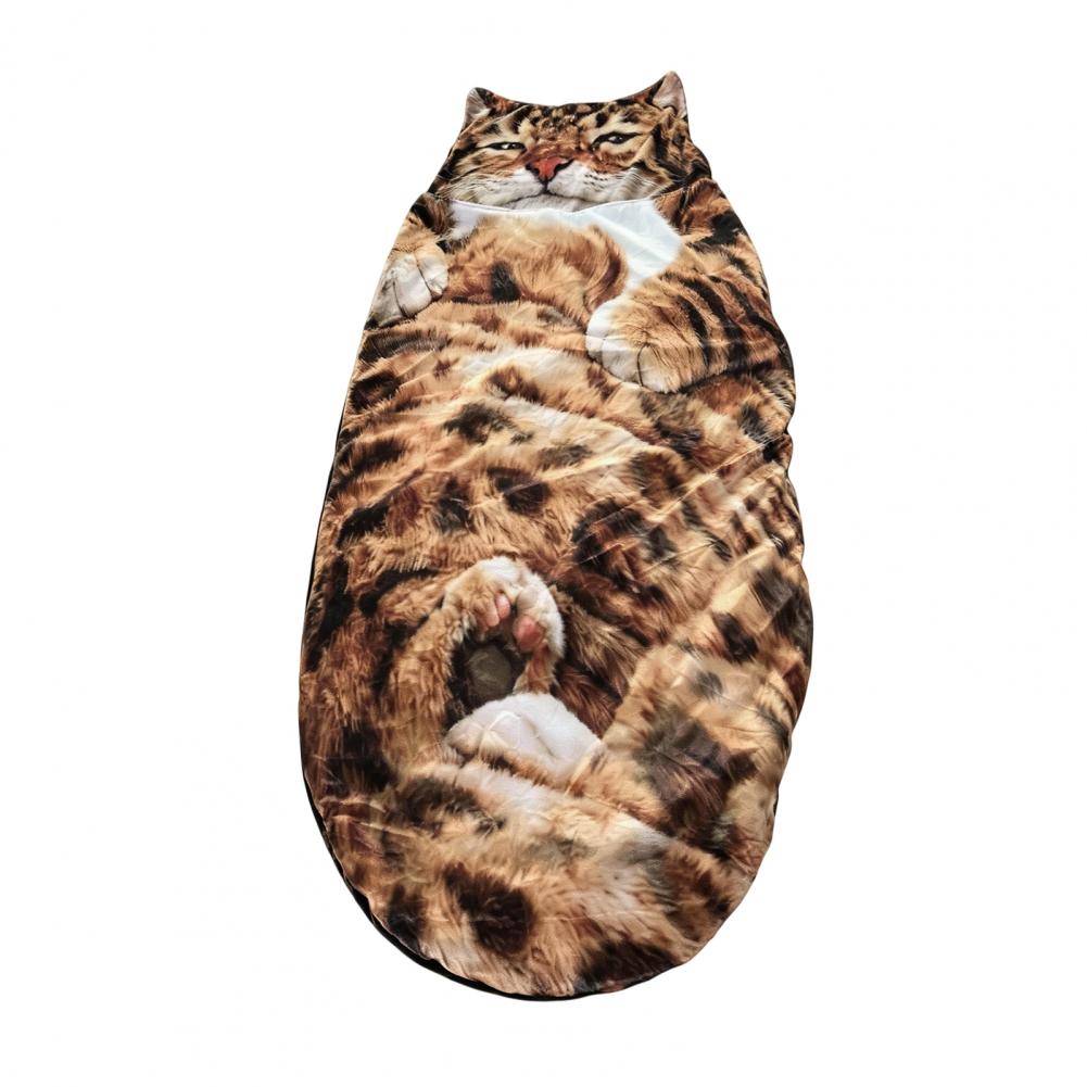 175cm Adults Plush Envelope Sleeping Bag Dog Monkey Slumber Bag Home Travel Camping Cold Weather Men Women Plush Animal Nap Mat