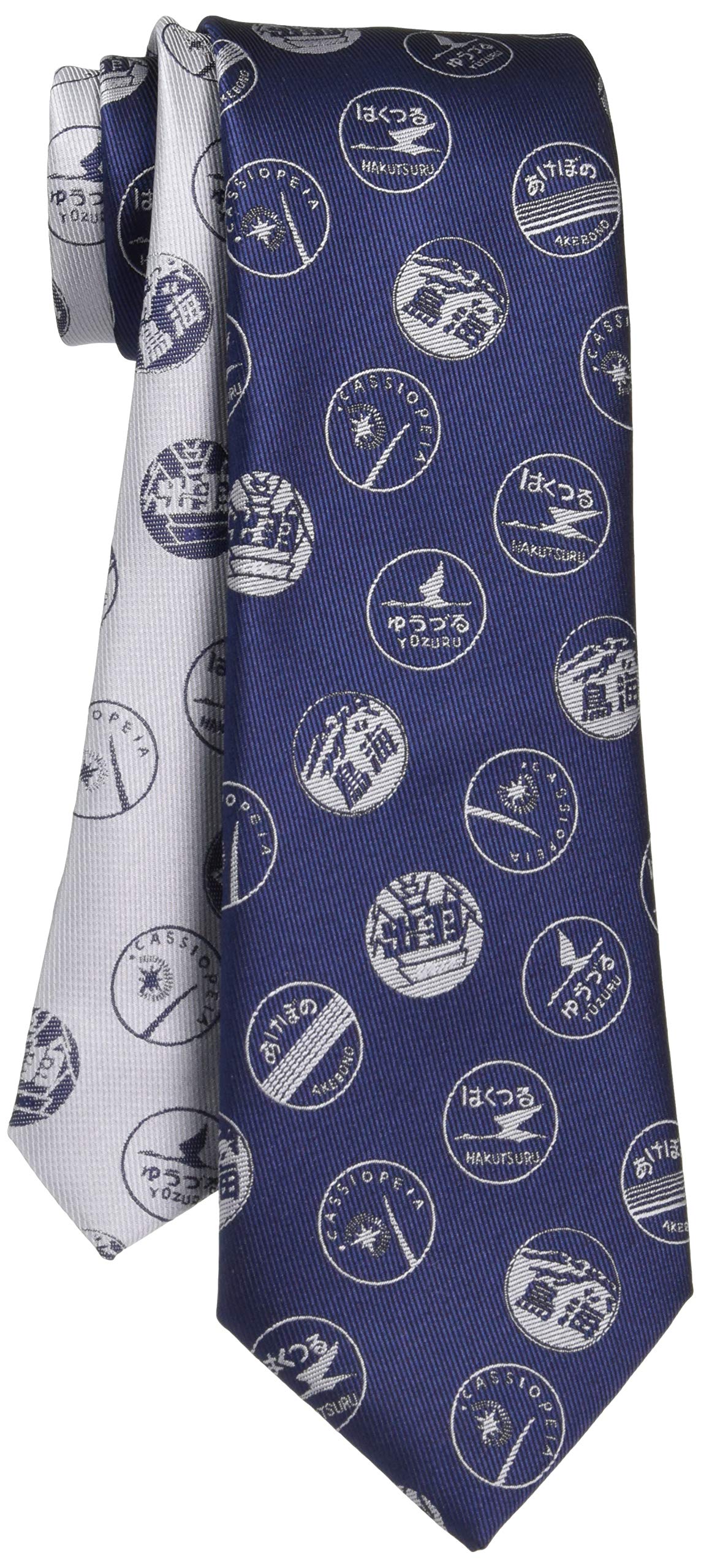 

[Bluebell Land] JR East Japan Licensed Train Tie for Men 005334-3004 Navy Japan F (FREE Size)