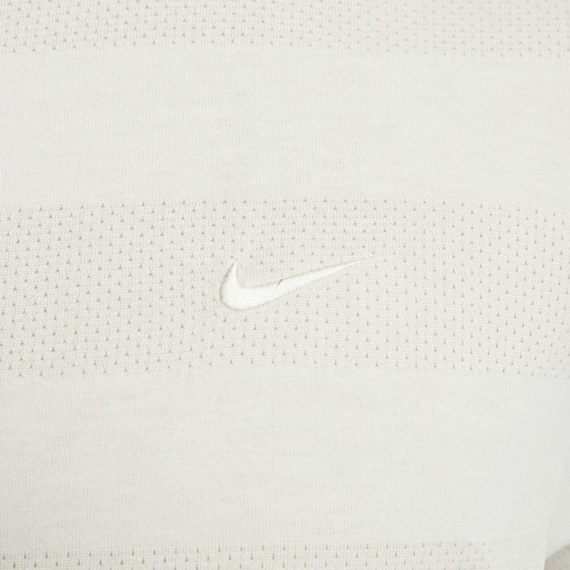 Nike Primary Stmt Ss Ext Sports Striped Breathable Short Sleeve T-Shirt Men Tops Light-Gray HJ3152133