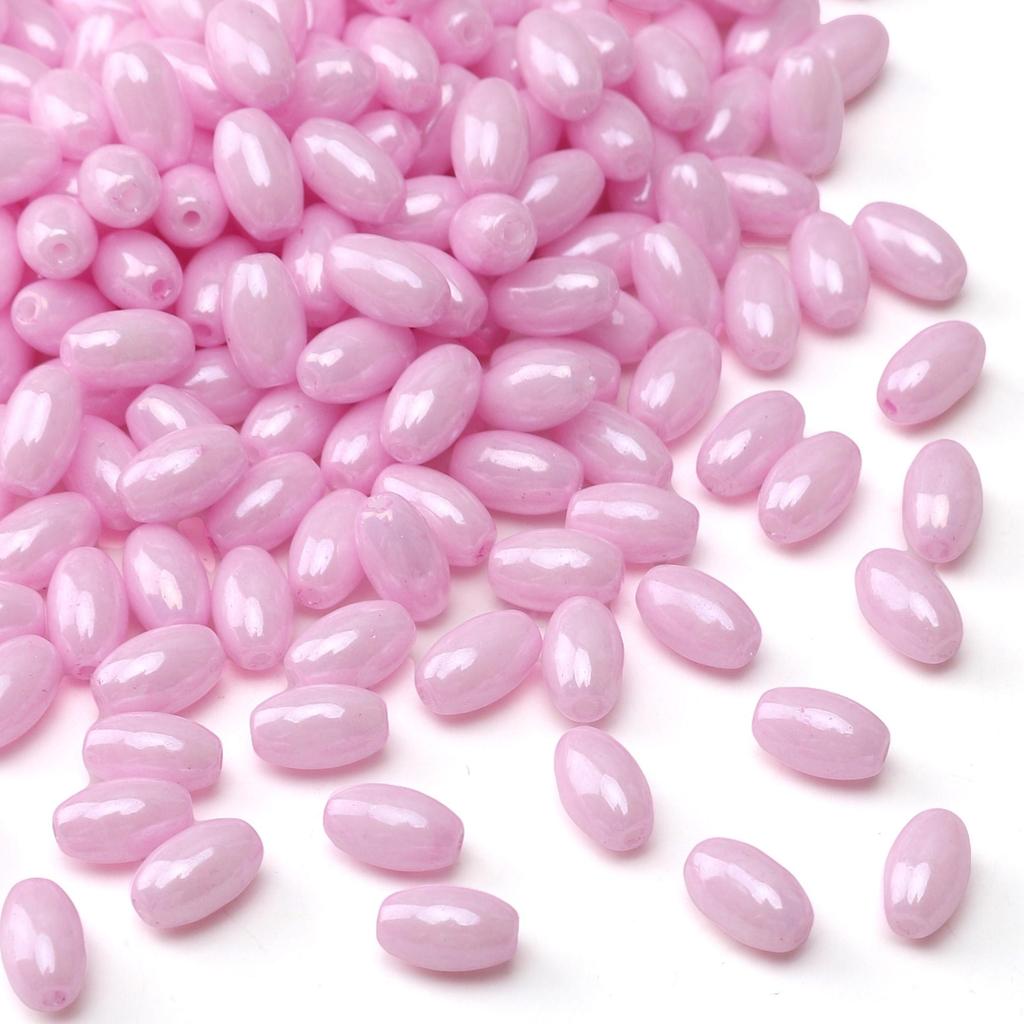 Domestic Glass Solid Color Cream Baked Paint Seed Beads for DIY 52 Pcs