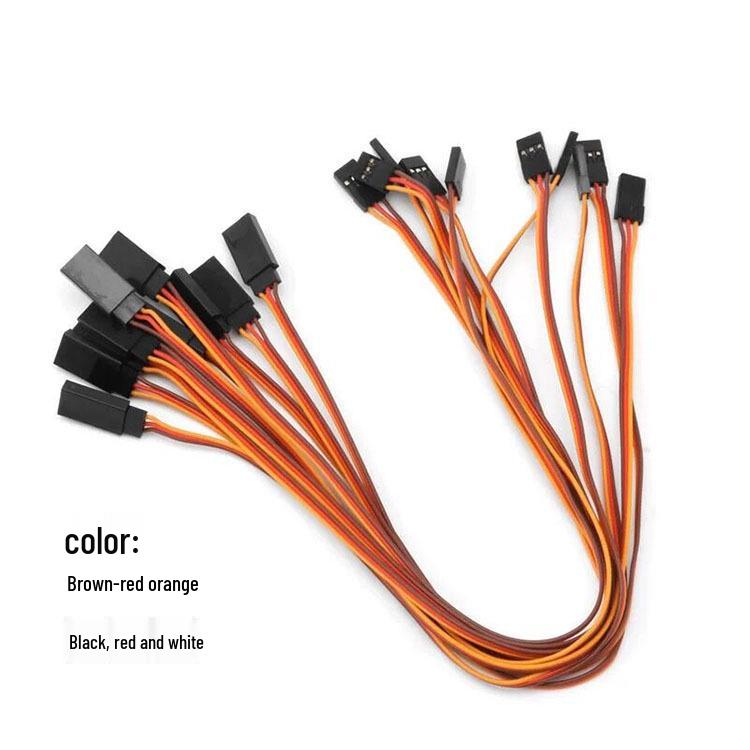 RC Servo Extension Cable JR to Futaba Plug 60 Core, Male to Female JR, 15cm/20cm