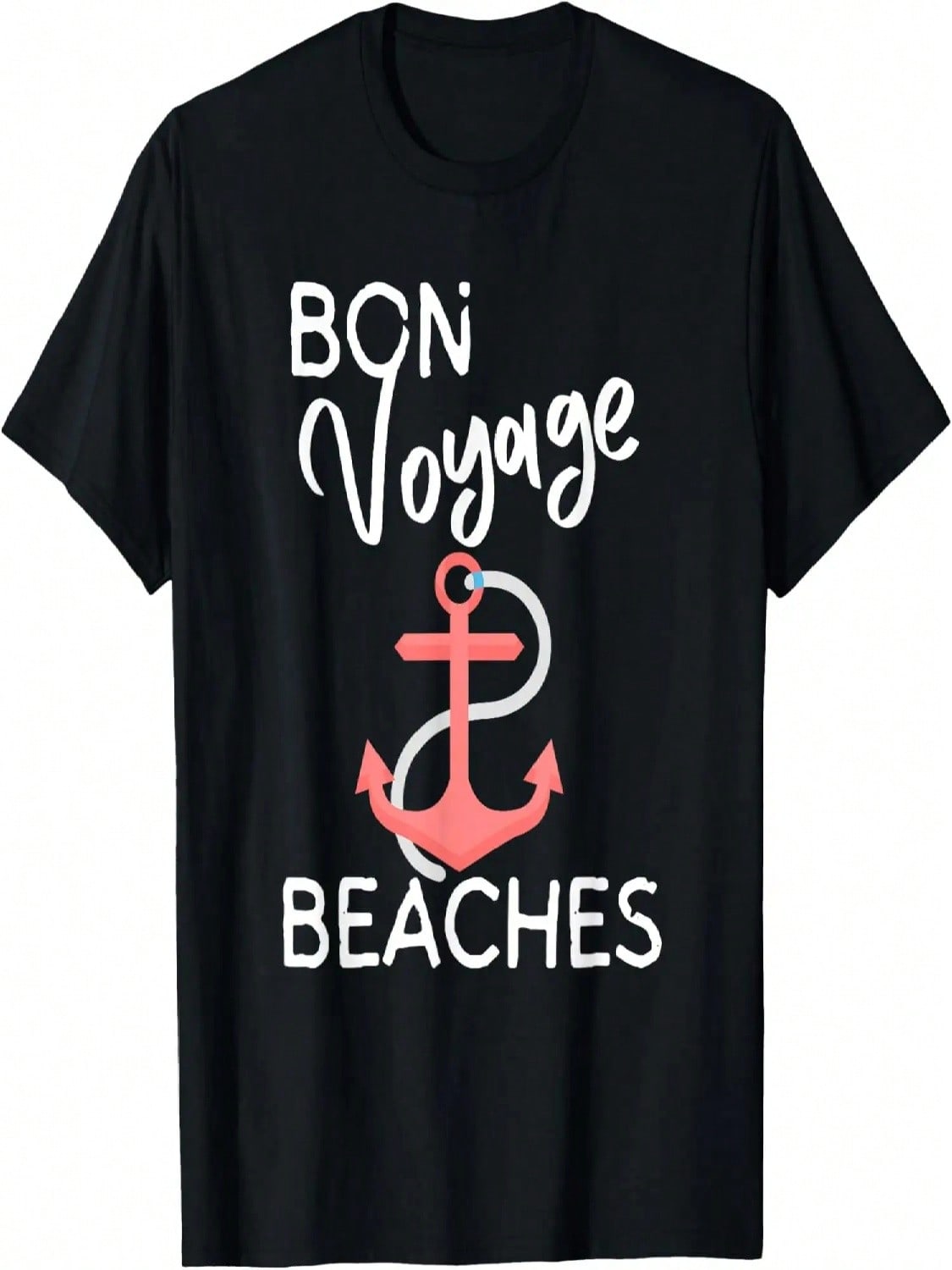 Wounisex s Bon Voyage Beaches Cruise Ship Graphic For Cruisers T-Shirt S разноцветный