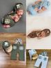 2-Piece Newborn Photoshoot Outfit: Hat & Overalls