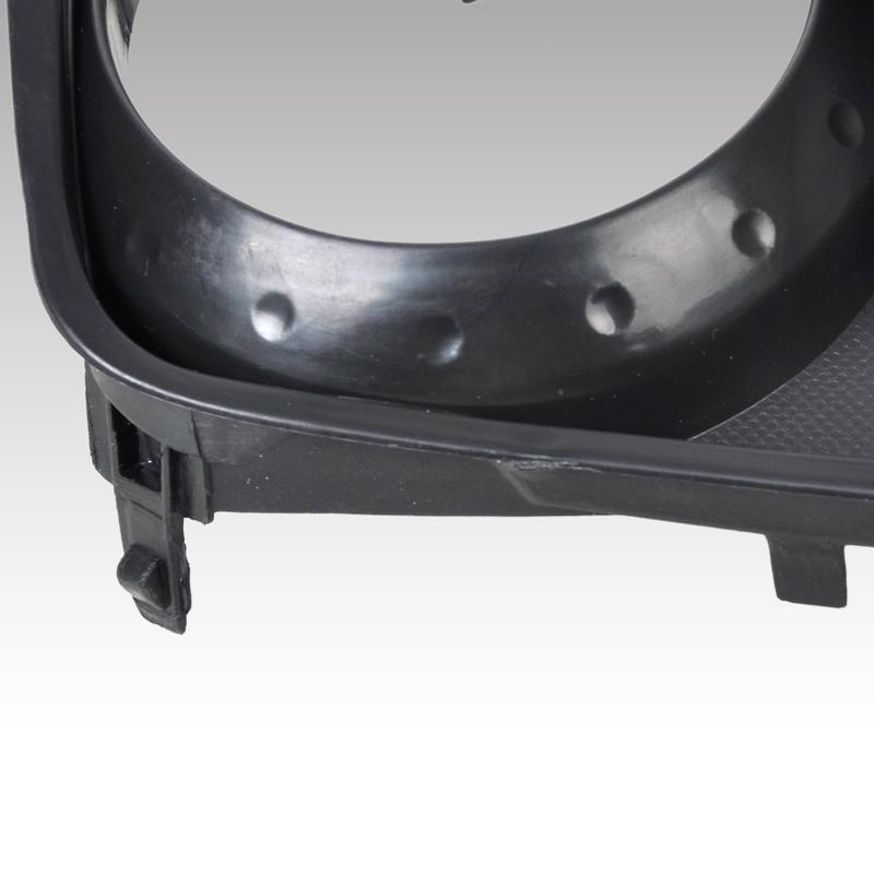 2pcs Black Front Right + Left Fog Light Lamp Grille Cover Foglight Bezel for Toyota Corolla 2007 2008 2009 2010