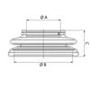 Steering Sealing Boot 24x44x30mm 11049641
