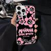 Karol G Manana Sera Bonito Phone Case For iPhone 11 12 13 14 15 16 17 Plus Pro Max Satin Glossy Colorful