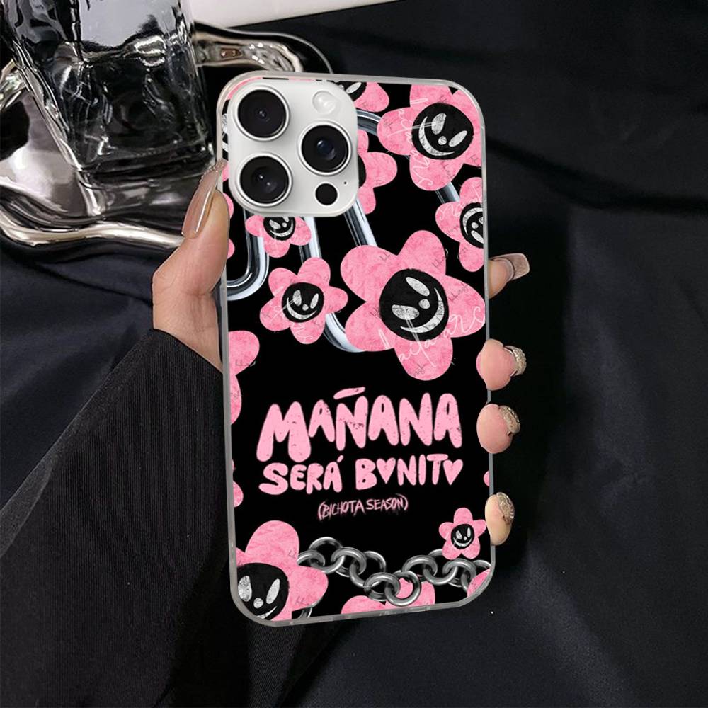 Karol G Manana Sera Bonito Phone Case For iPhone 11 12 13 14 15 16 17 Plus Pro Max Satin Glossy Colorful
