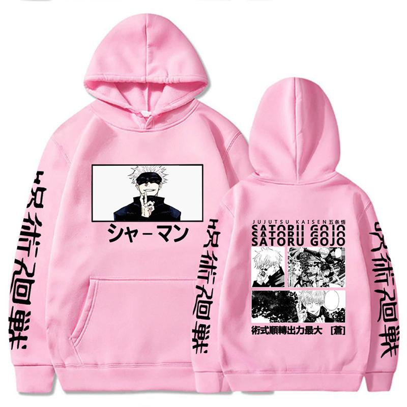 

Jujutsu Kaisen Японское Аниме Годжо Сатору Графические Худи Оверсайз Толстовка с Капюшоном Длинные Рукава Худи Мужская Женская Одежда 3XL