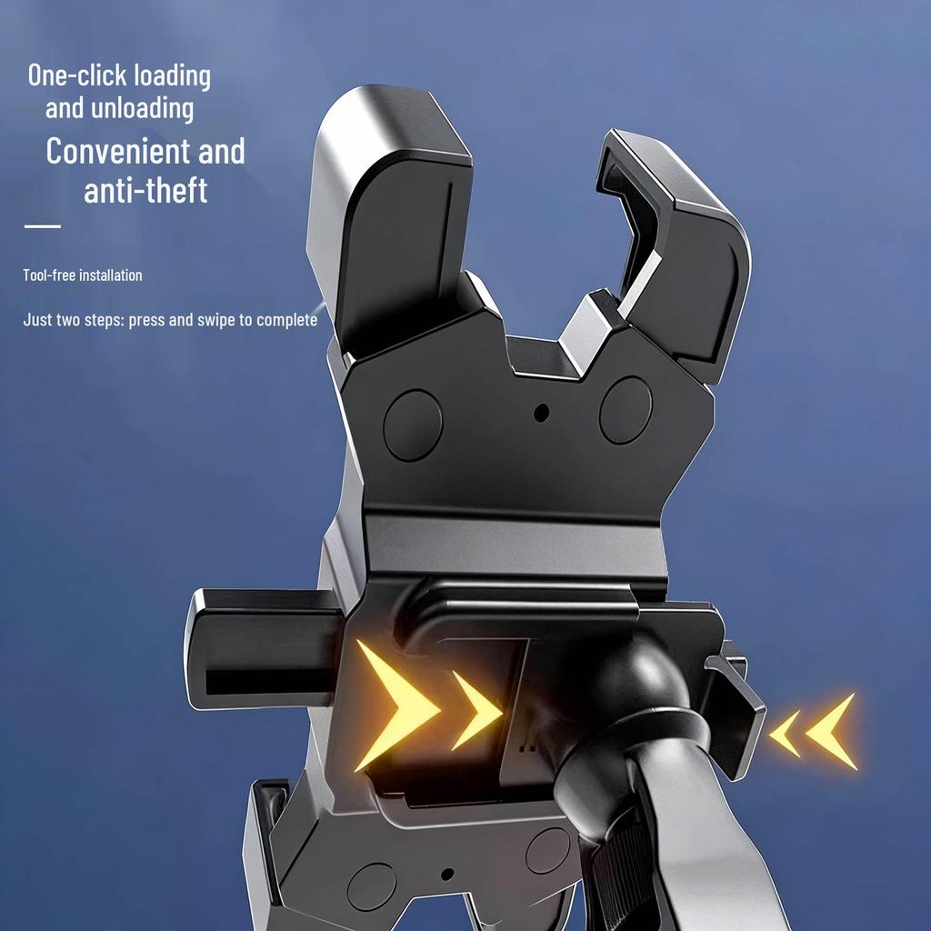 Shockproof Phone Holder for Electric Scooters and Motorcycles – Car Mount Compatible