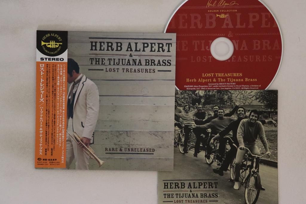 CD HERB ALPERT - Lost Treasures (Rare & Unreleased) KICP3105 Seven Seas 2005 Japan Obi Jazz Used