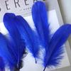 50Pcs Goose Feather Soft Big Floating Diy Sunflower Wall Decoration Dream Catcher Wing Decoration Handmade Material Colored Cat Stick Feather