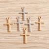 80pcs 10*18mm Small Cross Charms Pendants DIY Jewelry Findings Making Religion Charms for Earrings Necklaces Handmade Craft