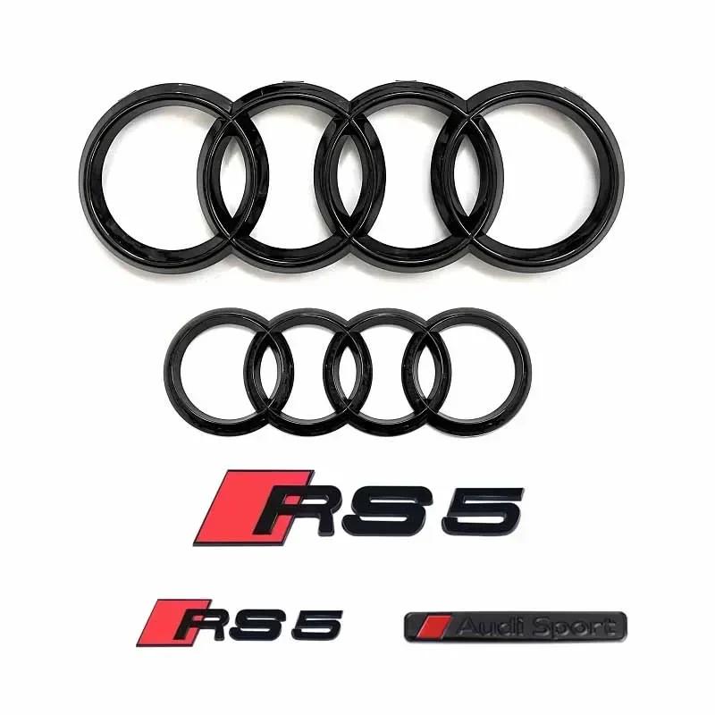 4 Gredzenu logotips ABS Melns Piemērots