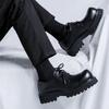 Derby shoes men's shoes big head shoes casual leather shoes autumn and winter new platform casual leather shoes versatile high street 1028-R