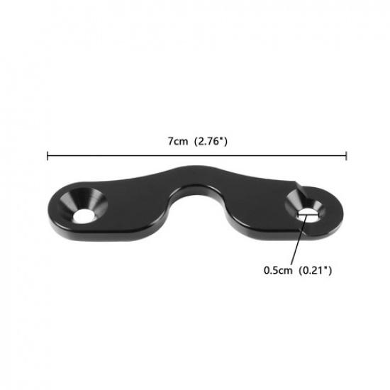 Set Sun Visor Clip Repair Kit For Jeep Wrangler JK JL Gladiator JT Metal 18 - 22