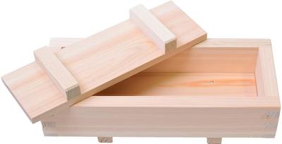 Kiso Kogei Cypress Pressed Medium X 24 X 5 Sushi, (10 Cm)