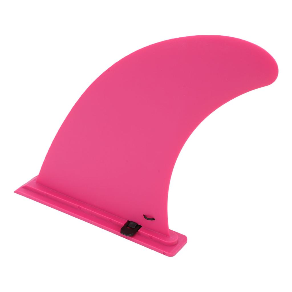 Pinna Tavola da Surf 9 Pollici Staccabile Facile da Infilare in Nylon Pinna Sostitutiva per Tavola da Stand Up Paddle Longboard Rosata