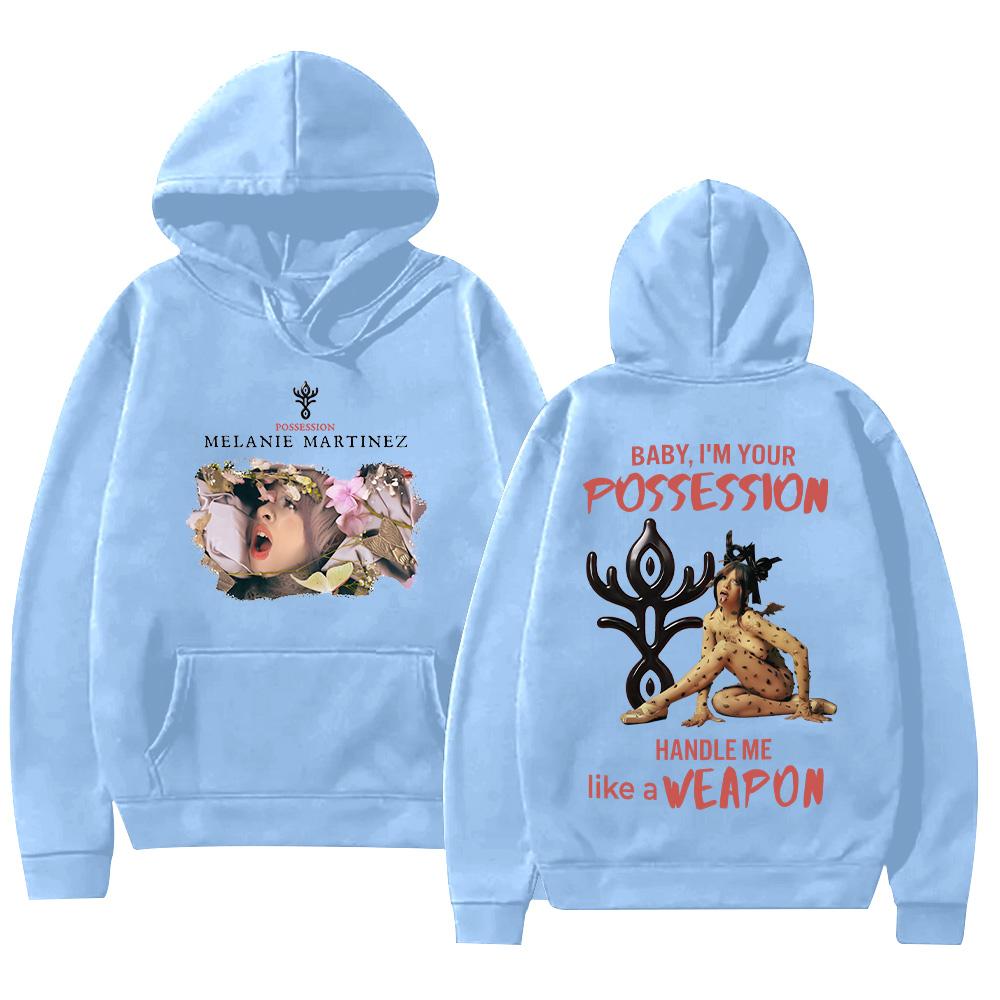 Melanie Martinez Possession Hoodies BABY, I'M YOUR Possession Graphic Clothing Women Men Harajuku Aesthetic Sweatshirts Pullover Fleece jacket