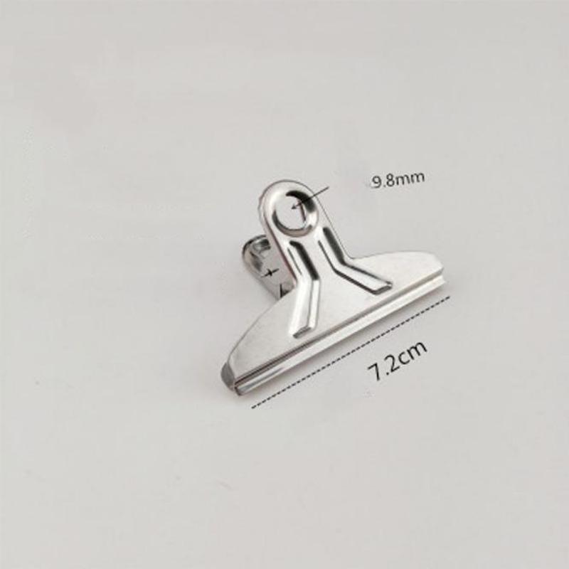 6pcs Stainless Steel Clip Food Bag Sealing Clip Reusable Heavy Duty Stainless Steel Clips Multipurpose Air Tight Seal Clip Office School  Home Kitchen