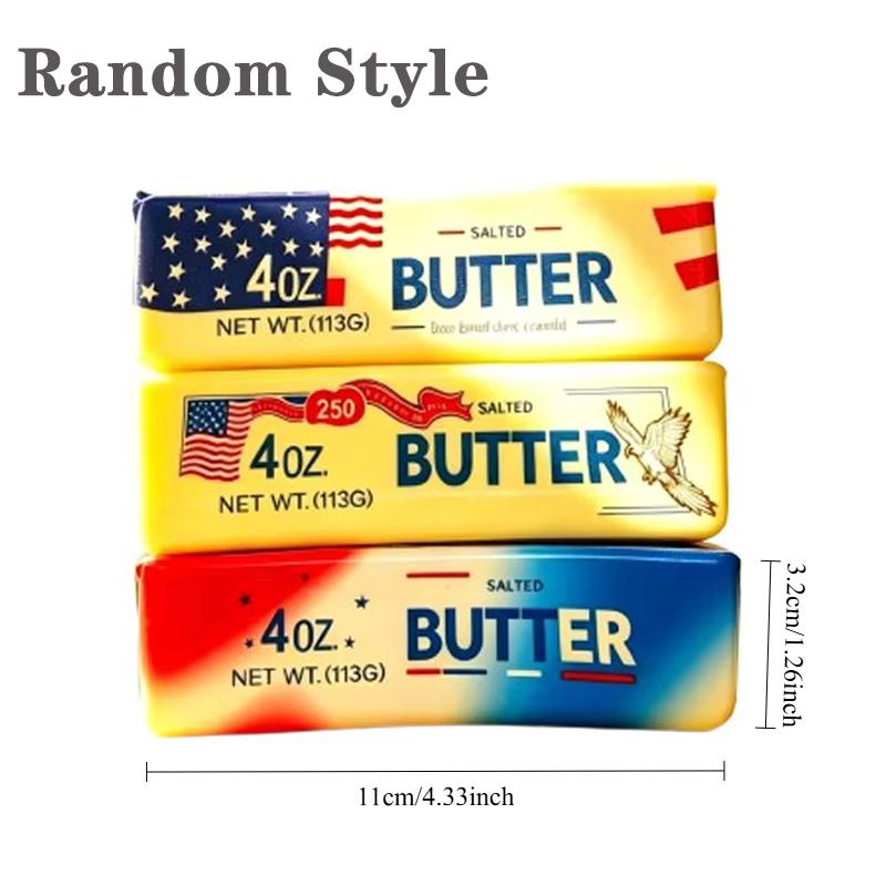 Realistic Butter Stick Squeezing Soft Slow Rebound Decompression Fidget for Home Decor Living Room Shelf Stress Relief Ornament