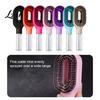 Scalp Massage Brush Heart Shape Spray Hair Brush Frizz Control Portable Detangling Comb 55ML Refillable Misting for Dry Flyaway & Tangled Smoothing