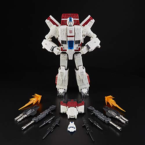 Transformers Toys Generations Warplane Cybertron Commander Wfc-S28 Jetfire Action Figure - Siege - Adult & Kids Ages 8+, 11-Inch