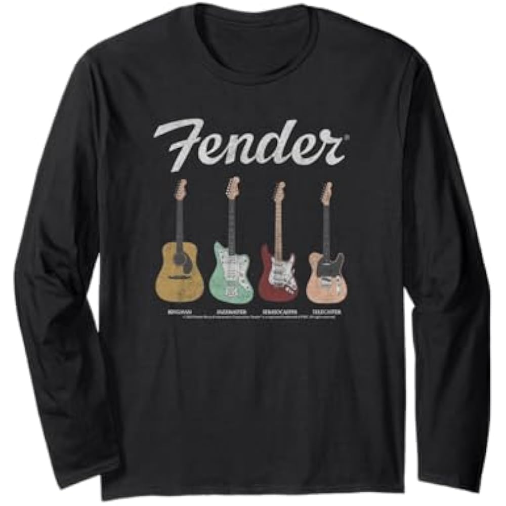 Fender Vintage Guitar Musings Long Sleeve Tee