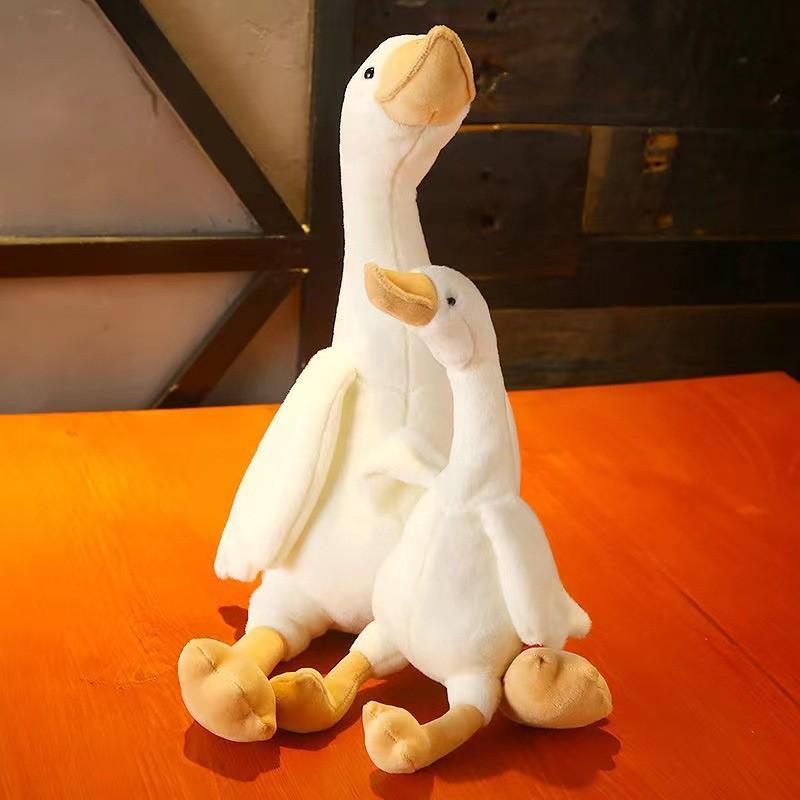 Plush Duck Sleeping Large White Goose For Kids Gift And Nap Support