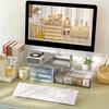 Acryl Computer Tastaturständer Klarer Tastaturerhöher Liftablage Rutschfest Transparent Desktop Tastaturhalter Bürobedarf