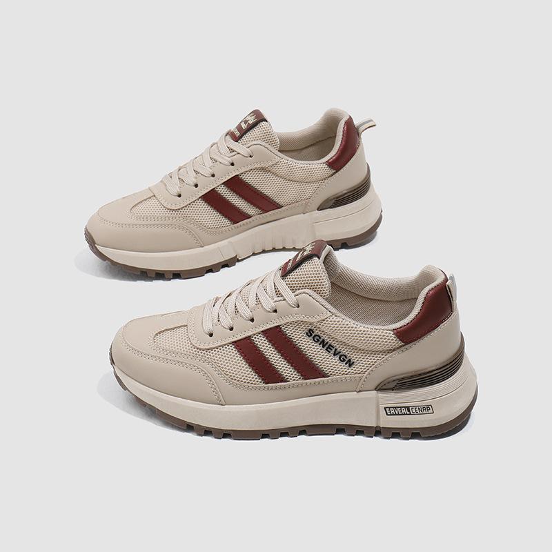 Ins Korean Version of the New Dad Shoes Girl 2025 Spring Student Running Sports Thick Sole Height Increase Casual Street Shot 5998