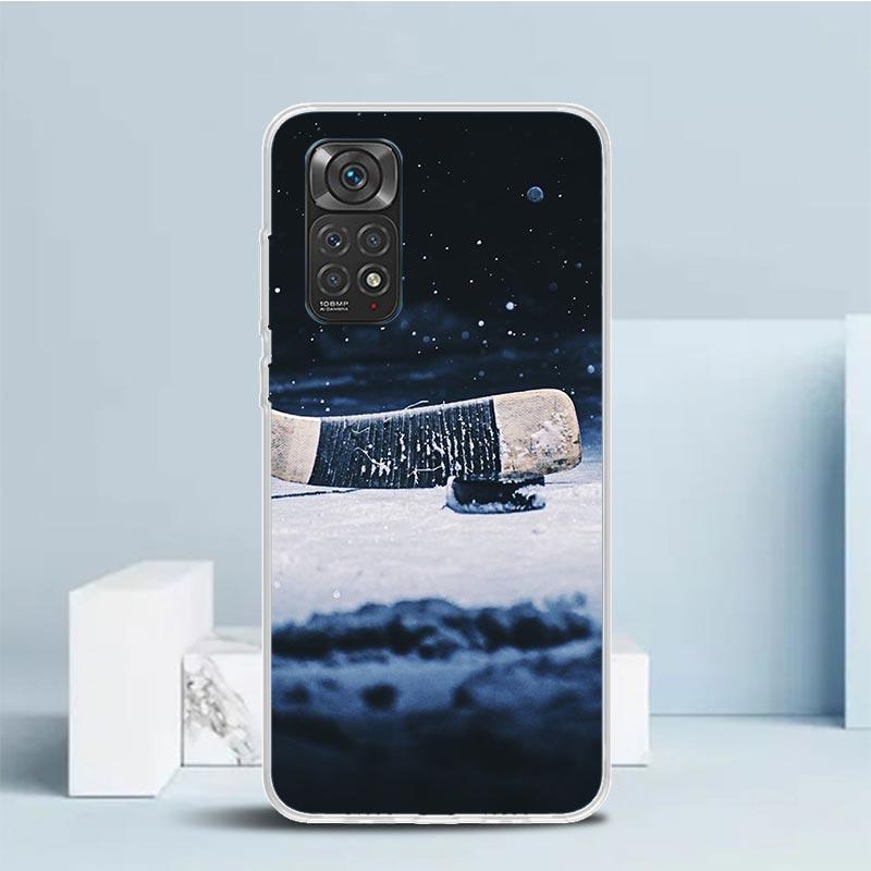 Ice Hockey Rink Sport Phone Case For Xiaomi Redmi Note 15 14 14S 13 12S 12 Pro Plus 11S 11 11T 11E 10S 10 + Soft TPU Back Cover