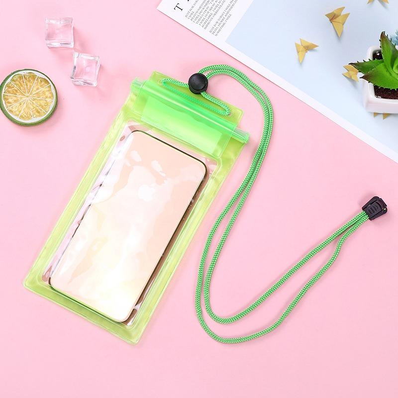 Saco de Natação de Vedação Impermeável Alta Resistência Tamanho Grande Transparente Bolsa Seca de Proteção Subaquática para Celular Iphone