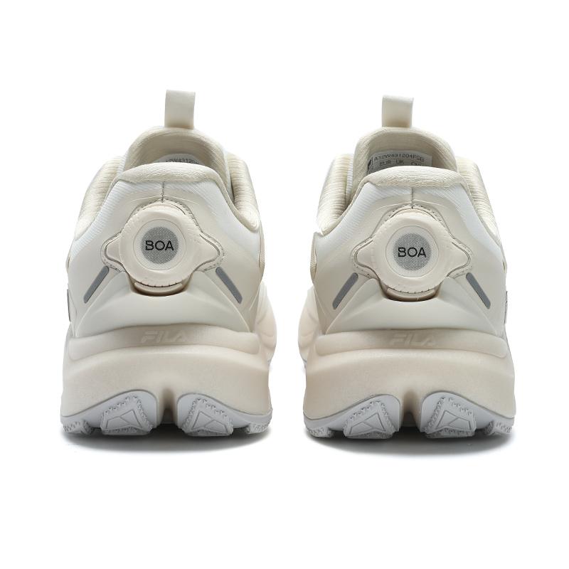 FILA Boa Wolf 2+ Minimalist Versatile Mountain Series Slip-On Durable Breathable Low-Top Outdoor Functional Shoes Women Shoes White A12W431204FSB