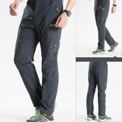Stretch Hiking Pants Men Quick Softshell Pants Outdoor High Elastic Hiking Trekking Fishing Climbing Pants Trousers