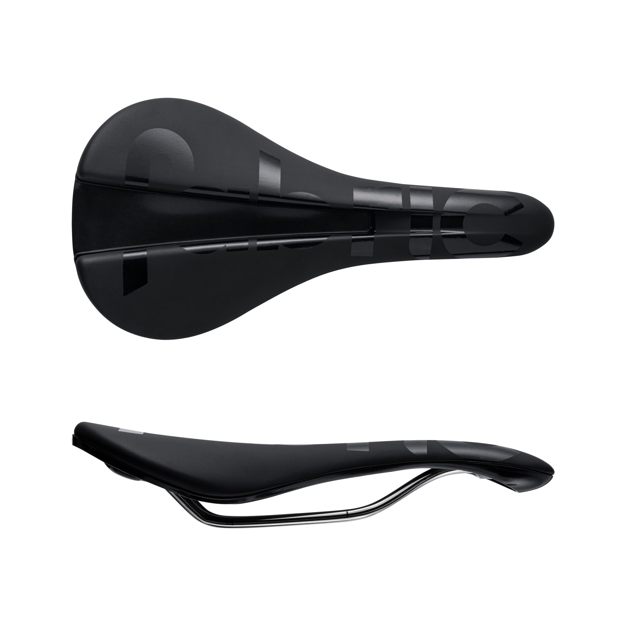 Fabric Bicycle Saddle Line Race Team Shallow Black чёрный