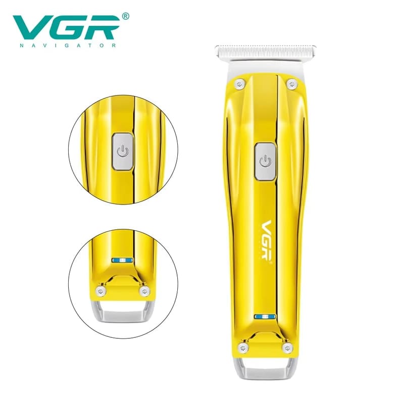 Mini Compact Stainless Steel Electric Hair Clipper Oil Head Clipper USB Rechargeable Home Mini Blade Metal Hair Clipper Smooth and Neat Trimming