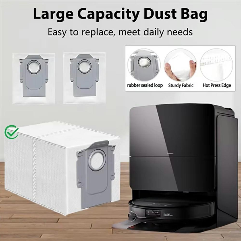 Dust Bags For Roborock T7S/T7S+/ G20/G10/G10S/G10S Pro/ G10S Pure/S7/ S7 Max/S70/S75 Robot Vacuum Cleaner Accessories