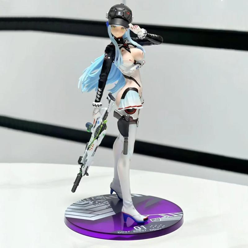 

Clukay Girls Frontline HK416 Gw Speed Star Mecha Girl Figure Full Painted Desktop Ornament Collectible Display Prize Gift зелёный