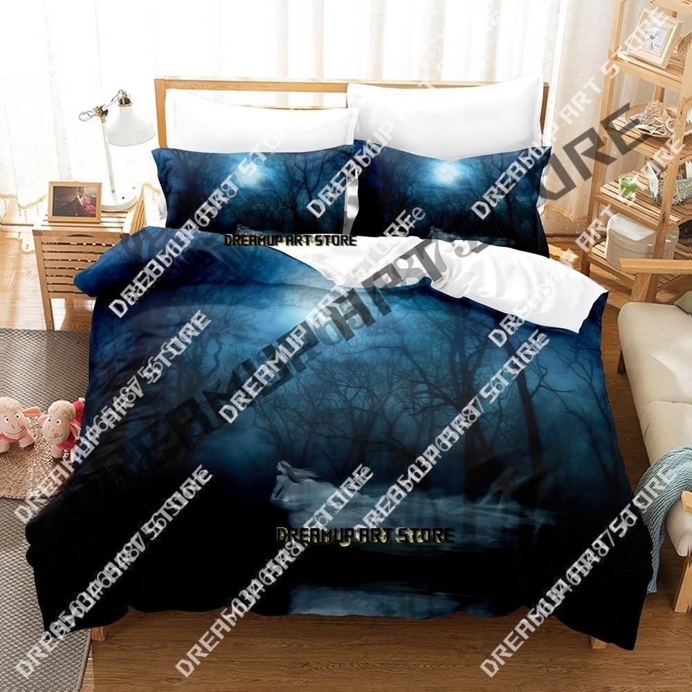 Fashion Dark Lost Souls Ghost Bedding Set Single Twin Full Queen King Size Bed Set Kids Bedroom Duvetcover Sets Bed Sheet Set
