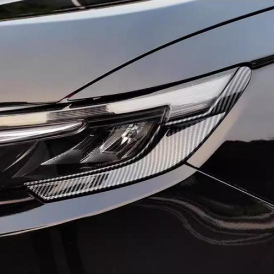 Carbon fiber Headlight Light Lamp Cover Trim 2pcs For Honda CRV CR-V -2025