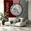 AFC Ajax Custom Name Wall Tapestry Aesthetic Wall Hanging Printed Fabric Blanket Decorative Tapestries for Bedroom Living Room Home Decor