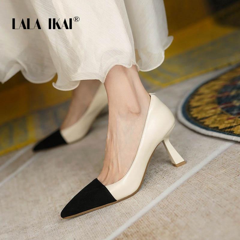 Goedkope New Spring Autumn Pointed Toe Basic Pumps Women Shollow 6cm High  Heels Fashion Mixed colors Party Ladies Shoes kopen — gratis levering,  eerlijke reviews met foto's — Joom