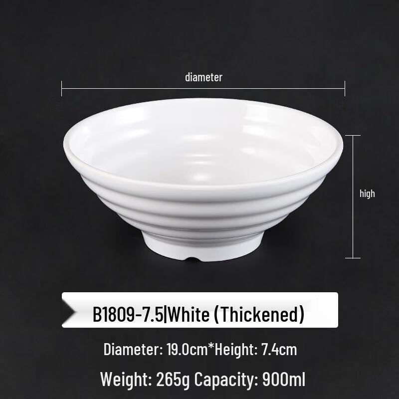 A5 Melamine Ramen Soup Bowl