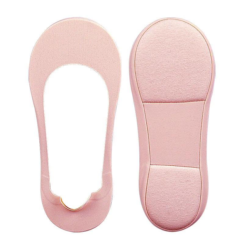 Dámské Boat Sock Plantar Fasciitis Boty Stélka Ponožky Vložky do bot Podešev tlumící nárazy Neviditelné Protiskluzové vložky do bot