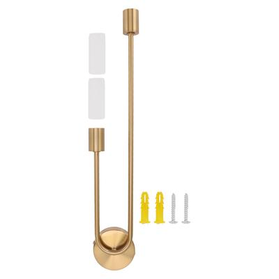 Double Head G9 LED Bulb Wall Lamp Holder Ironcraft Wall Mounted Lamp Holder with Lampshade for Home