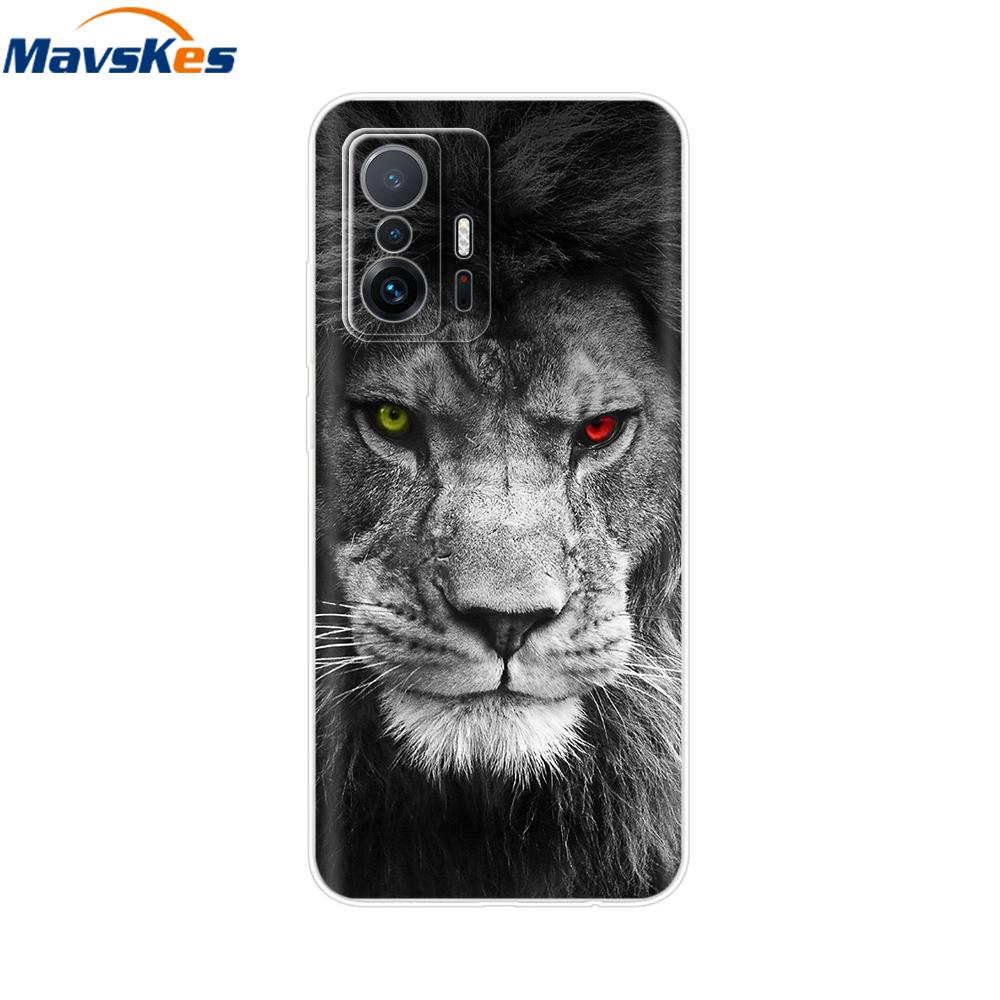 For Xiaomi 11T Pro Case For Xiaomi 11T Cover Transparent Silicone Cute Back Cover Cases Soft Bumper for Xiaomi 11t 5g T11 Capa