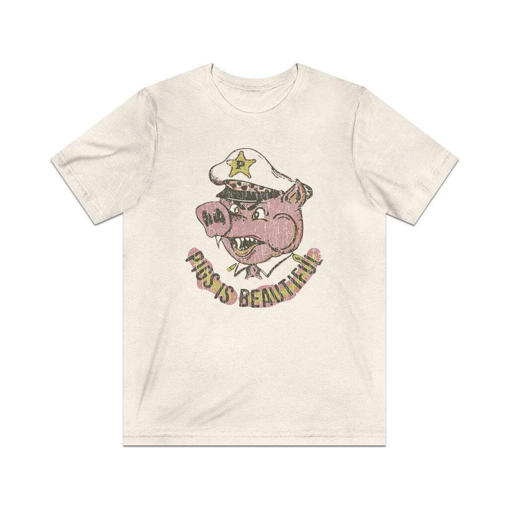 Pigs is Beautiful 1977 Vintage Men s T shirt 3XL