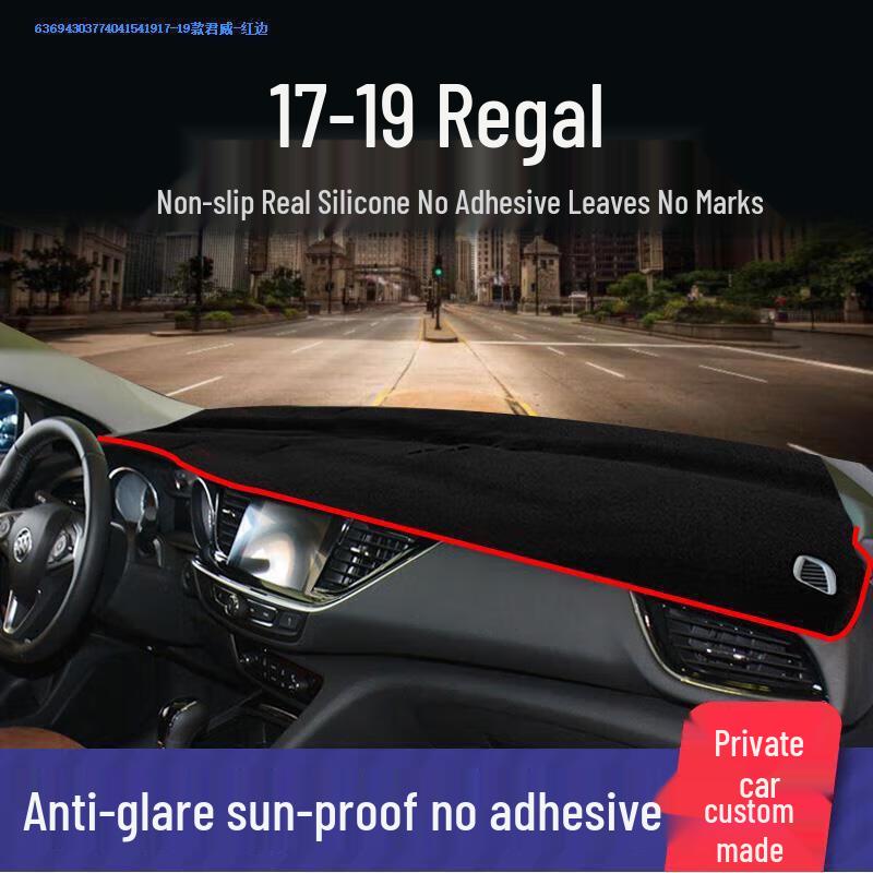 Compatible Sunshade Anti-Glare Mat for Buick Envision, Verano, LaCrosse, and Excelle Front Dashboards