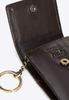 Wittchen Unisex Rectangular Leather Key Case Small Brown Natural Leather