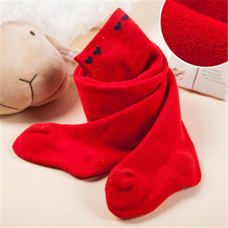 Autumn Winter Baby Girl Cotton Tights Plus Velvet Thickening Children Kids Pantyhose Newborn Toddler Leg Warmers Tights